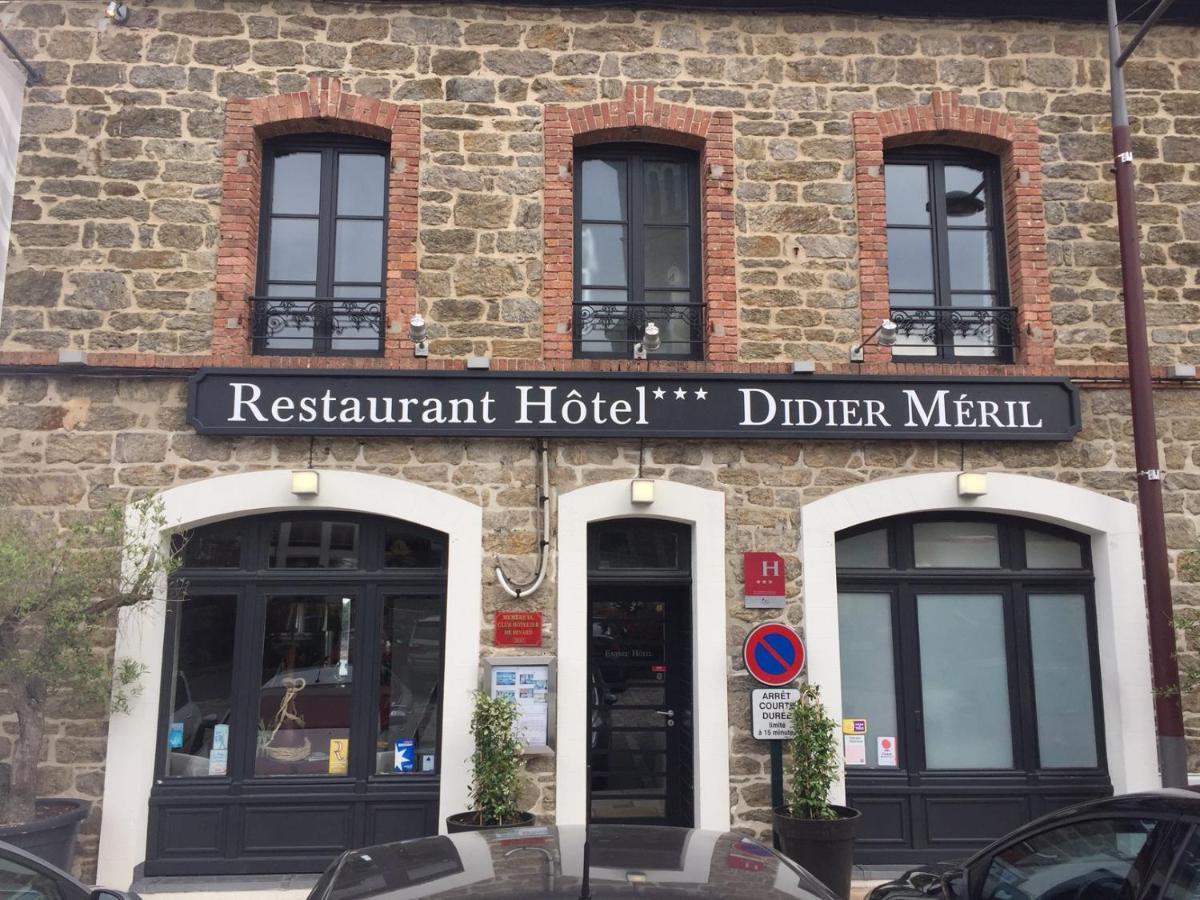 Restaurant Hotel Didier Meril Dinard Eksteriør billede